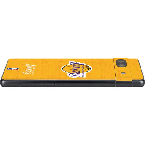 NBA Los Angeles Lakers Distressed Google Pixel 7a Skin